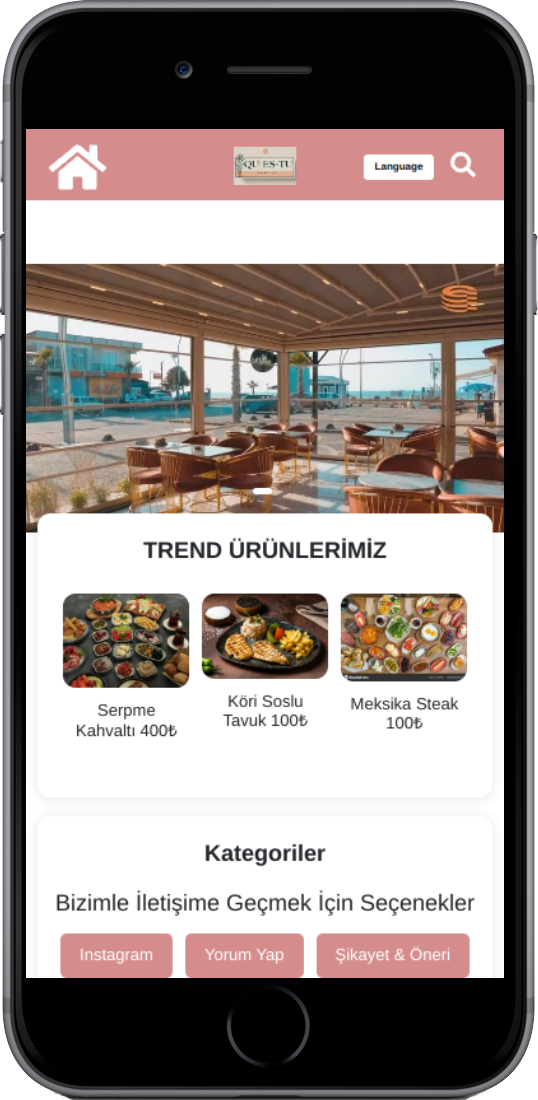 Qr Menü Yazılımı